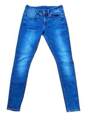 Raw G-Star jeans Lynn mid rise skinny strechy denim size 28